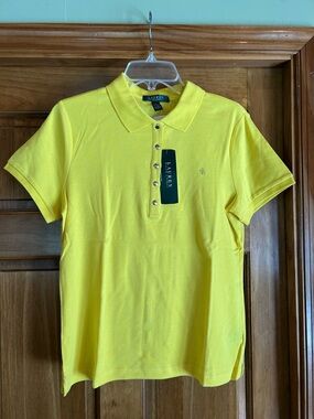 Lauren Ralph Lauren Women’s Bright Yellow Polo Shirt
